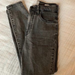 Everlane Grey Authentic Stretch High-Rise Skinny